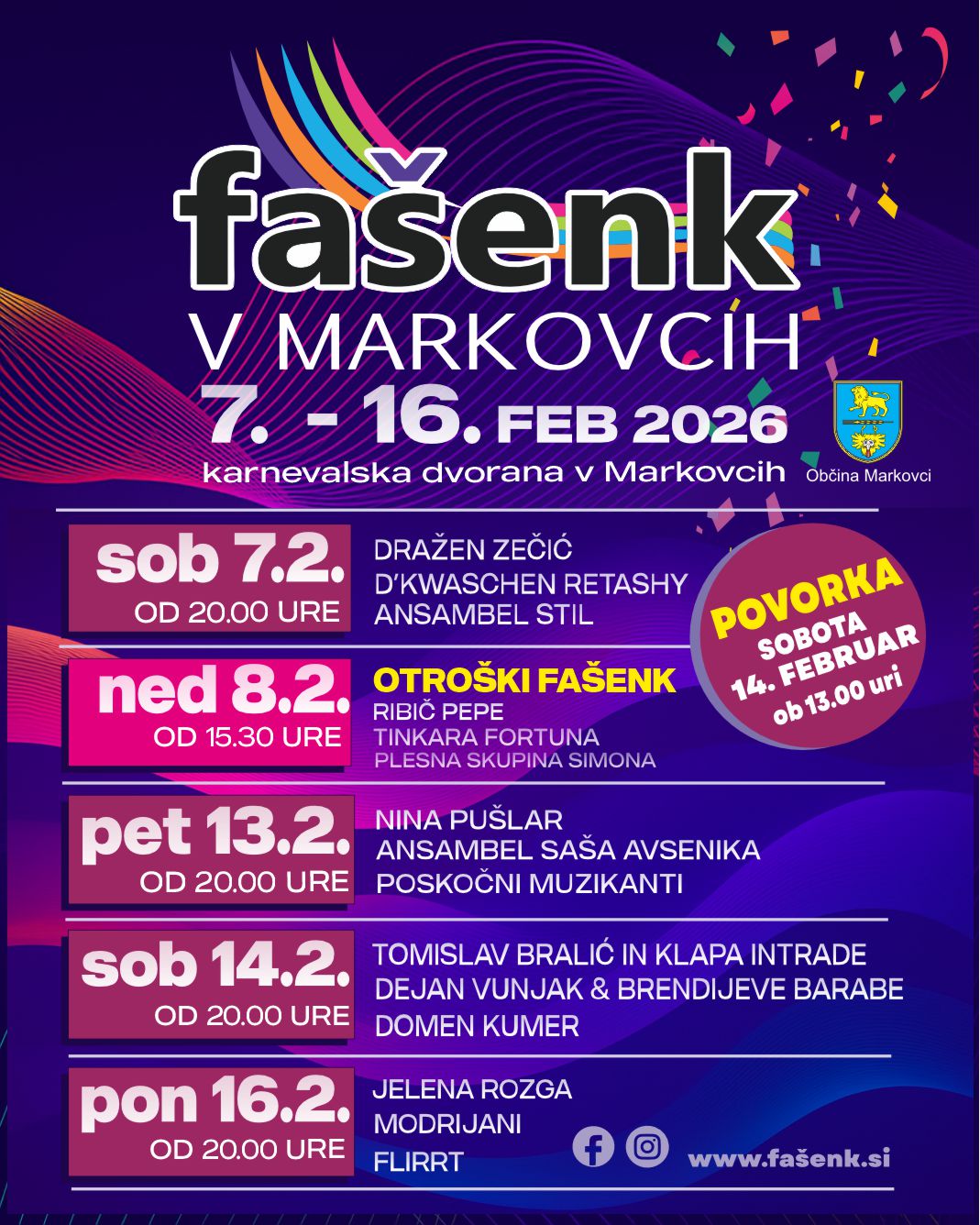 Fašenk 2026